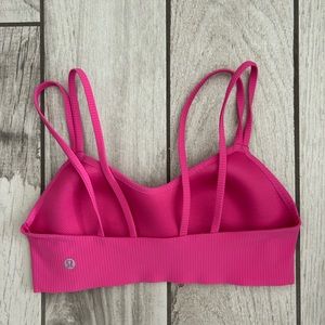 Lululemon Like a Cloud Ribbed Bra *Light Support, B/C Cup PINK, Size Six